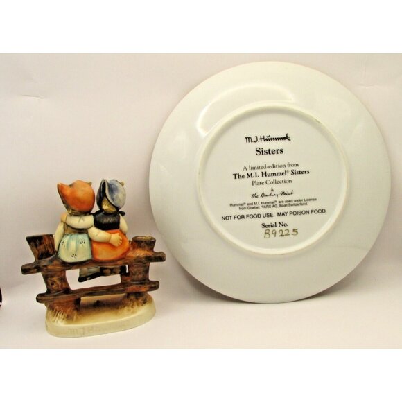 Vintage Collection of  Hummel Goebel W Germany "Coquettes" & Decor PLate Bundle - Picture 2 of 15